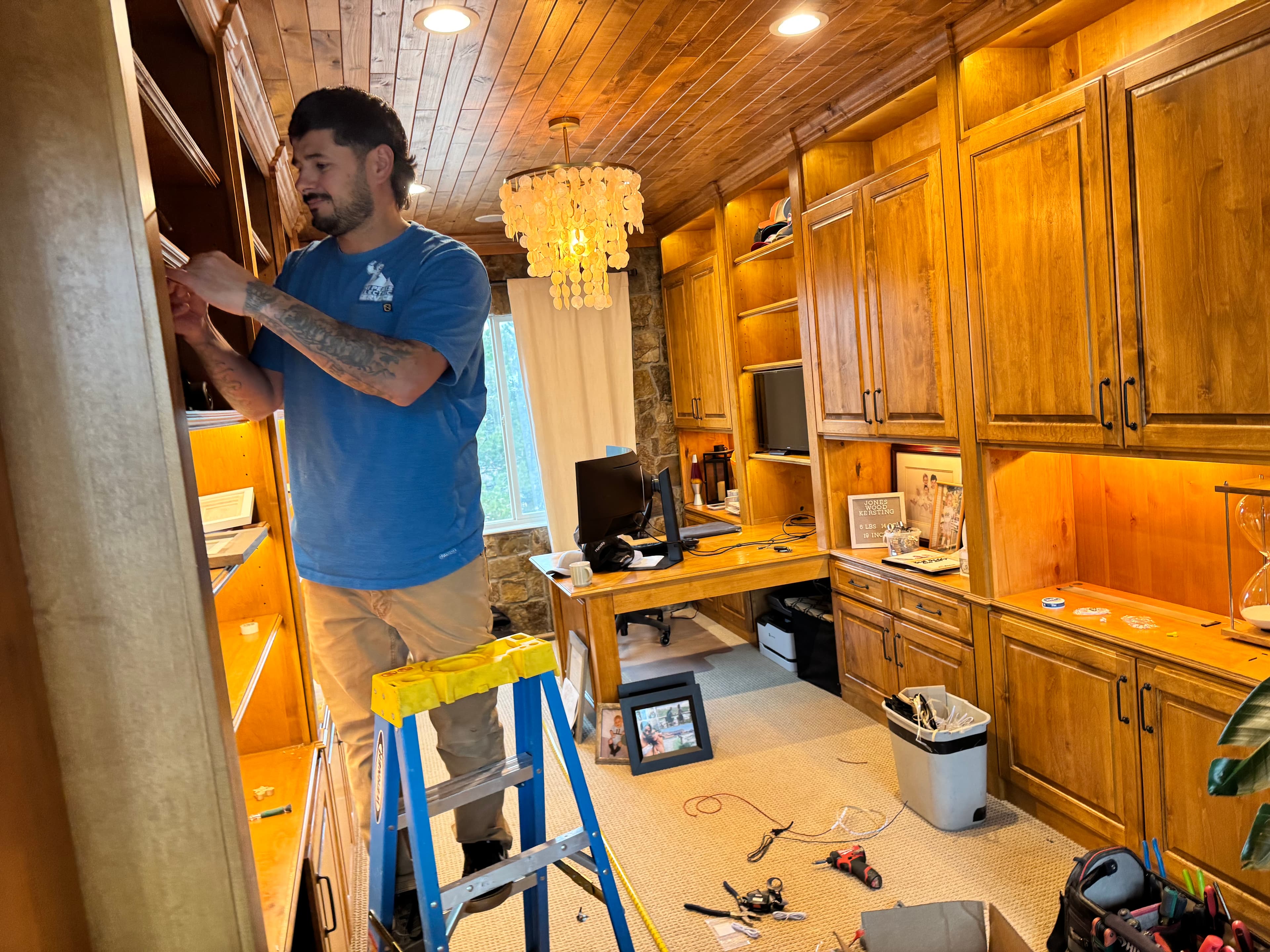 Service panel wiring — licensed electrician Park County CO