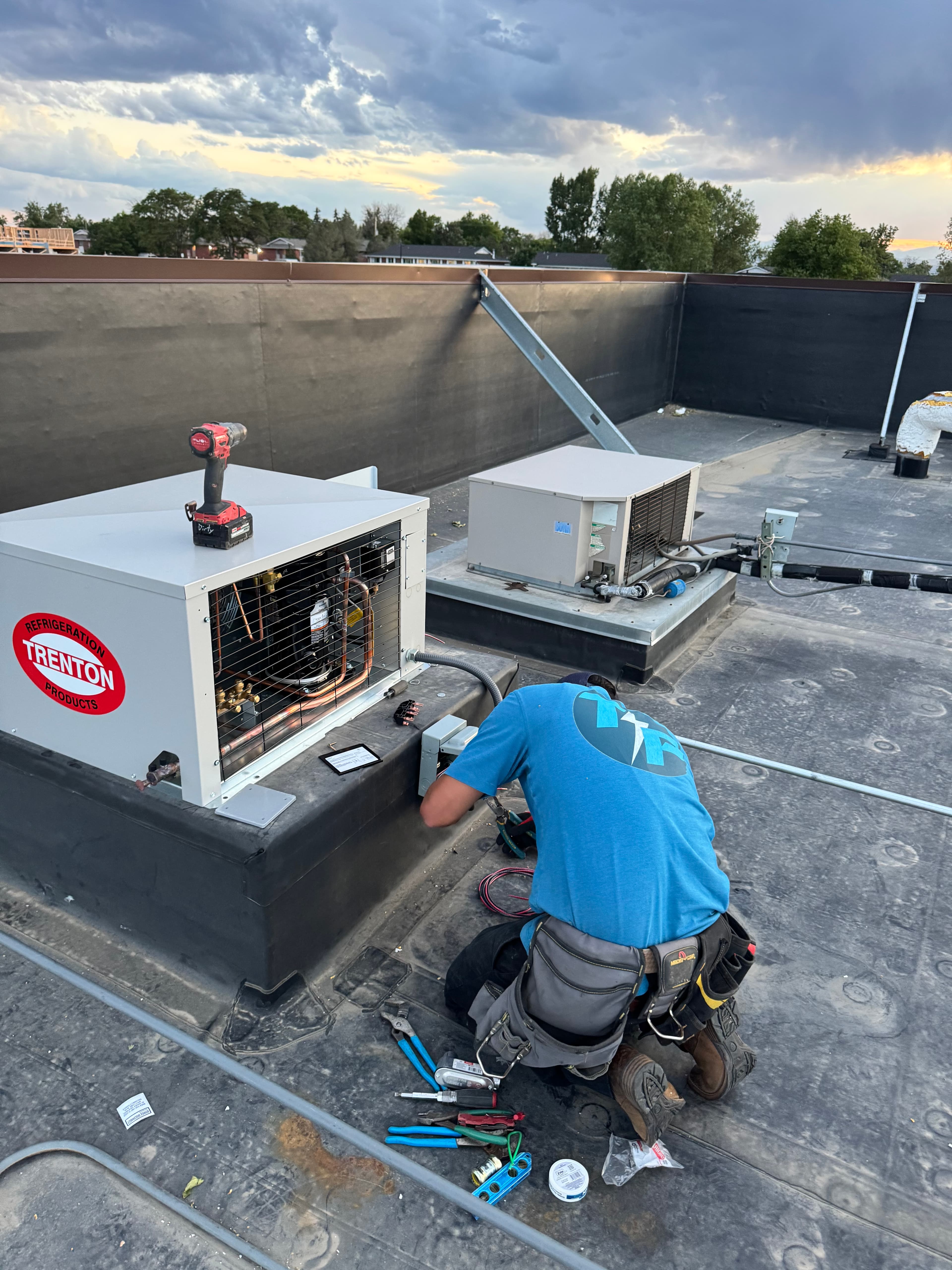 Electrical conduit run — mountain property Bailey CO