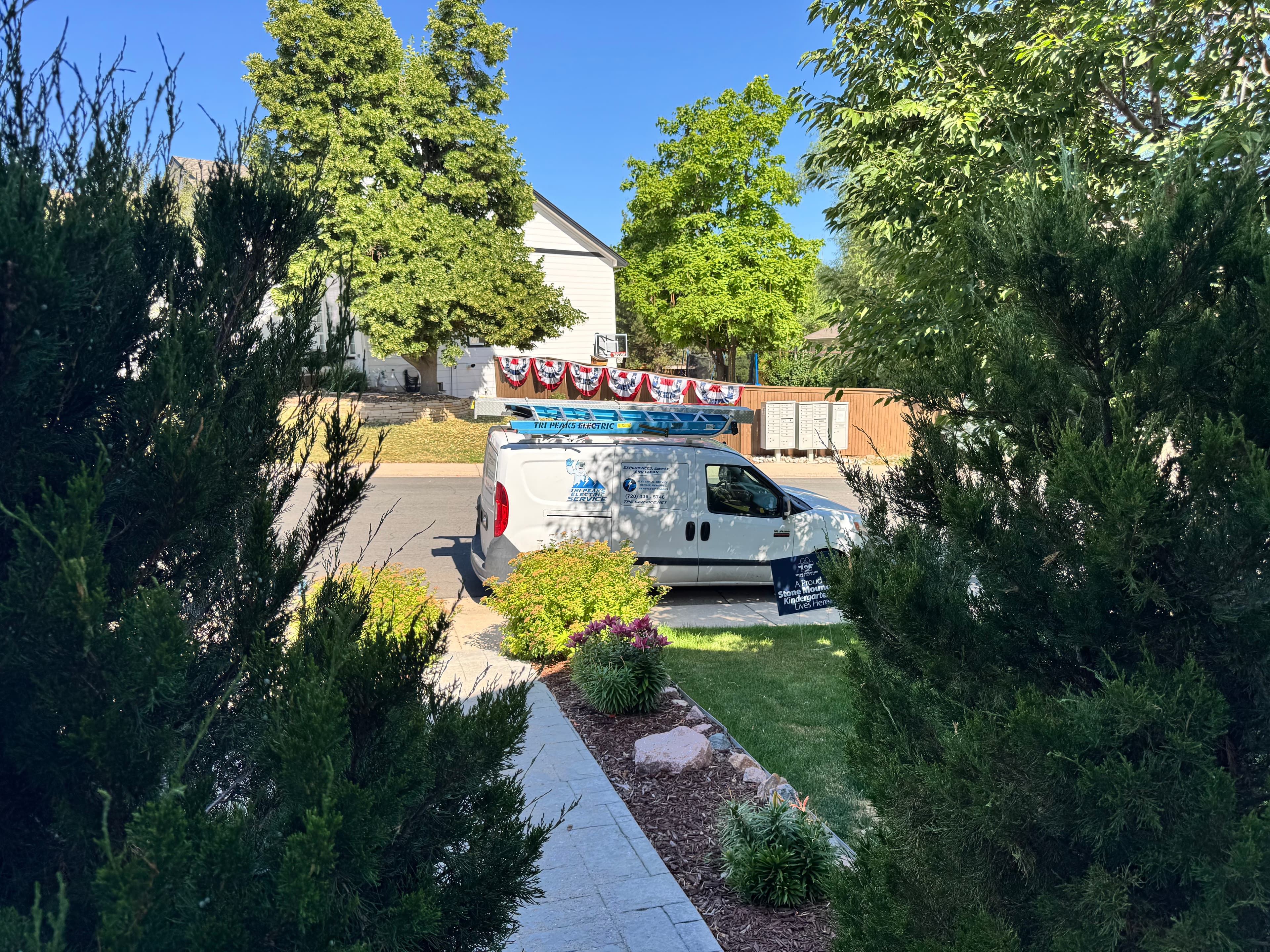 Outdoor electrical installation — Tri Peaks Electric, Park County CO