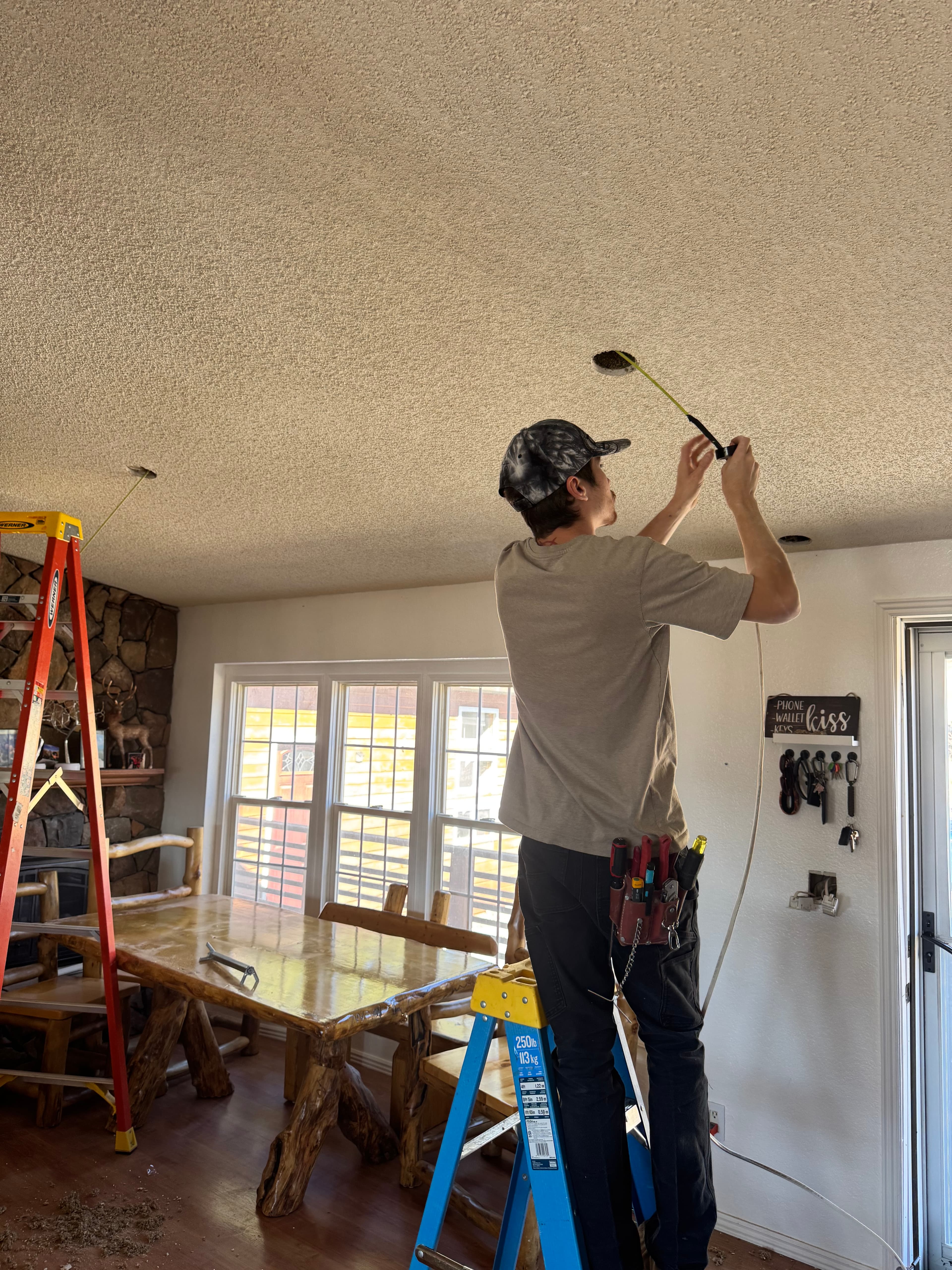 Outdoor electrical installation — mountain home, Park County CO