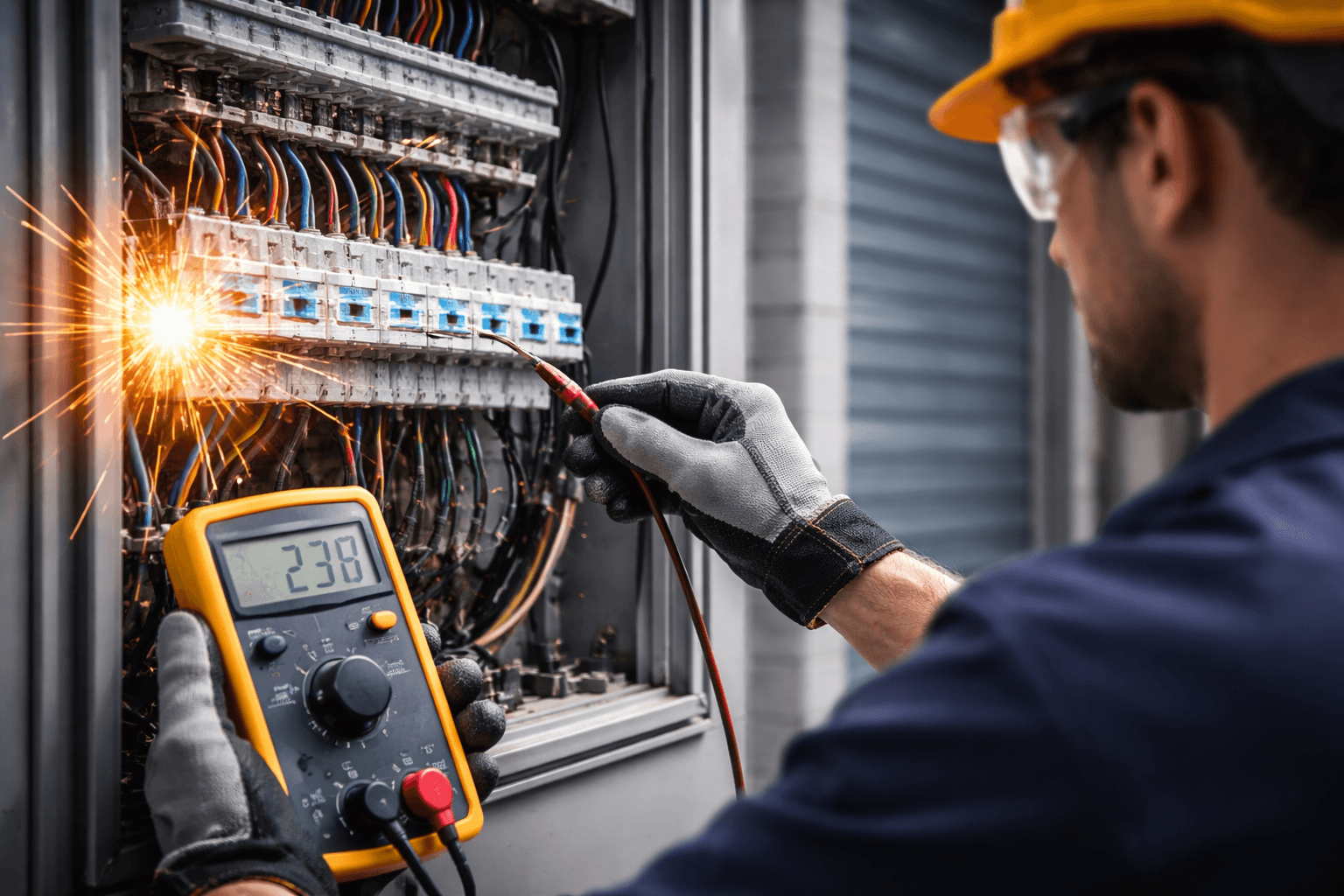 Licensed electrician at work — Tri Peaks Electric Service, Bailey, CO
