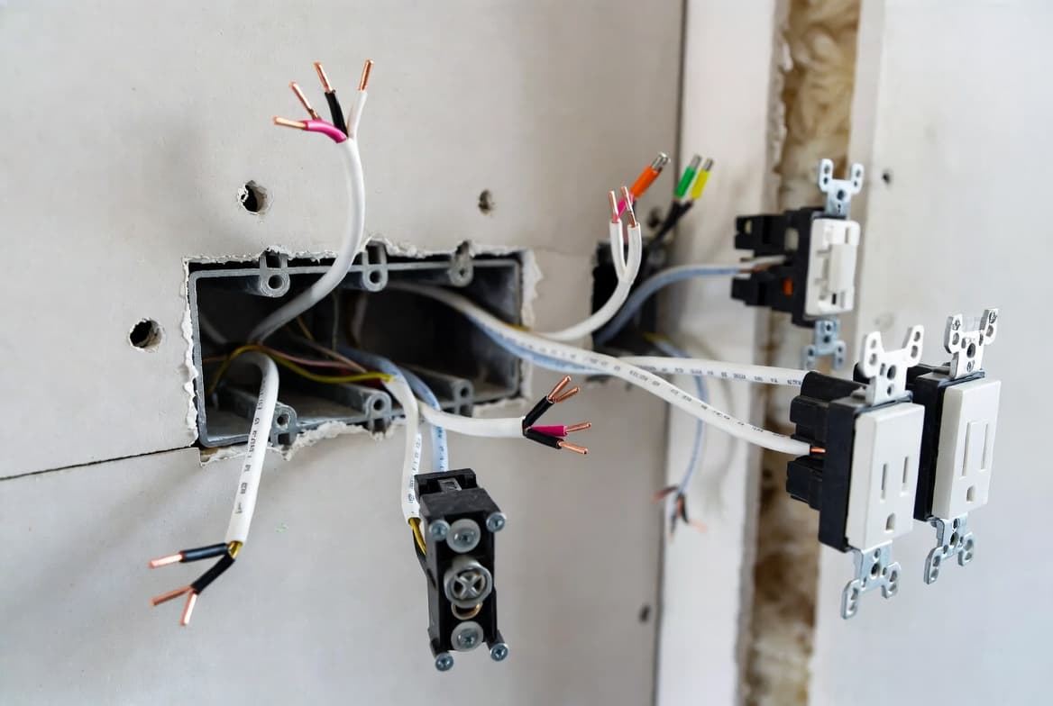 Electrical rough-in wiring for remodel — Bailey, CO
